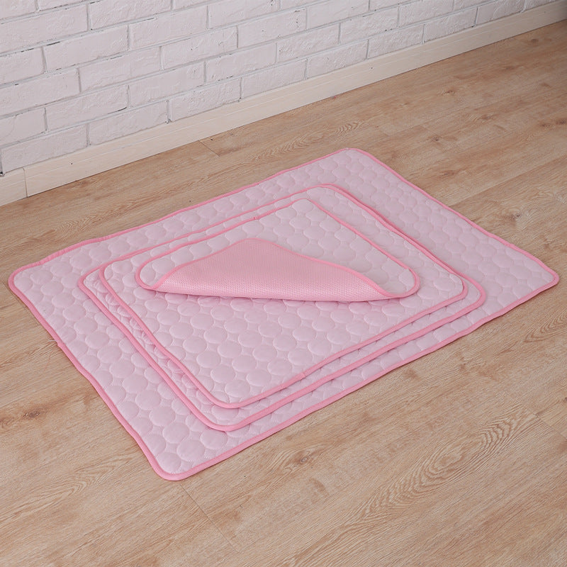 Pet Cooling Mat – Ice Silk Self-Cooling Pad for Dogs & Cats | Washable & Non-Slip