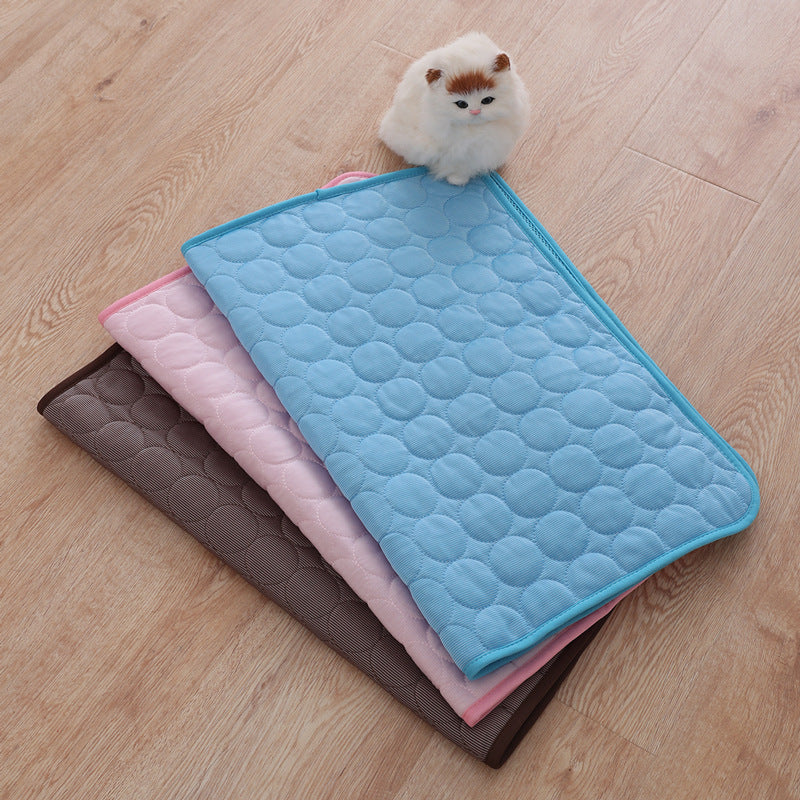 Pet Cooling Mat – Ice Silk Self-Cooling Pad for Dogs & Cats | Washable & Non-Slip