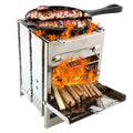 Portable Stainless Steel Wood Burning Camp Stove