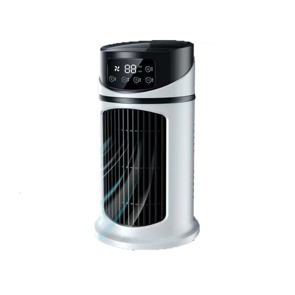 3-in-1 Mini Portable Air Cooler Fan – USB Cooling, Humidifying & Air Purifying