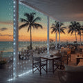 200 LED Solar Curtain String Lights – Outdoor Waterproof Fairy Lights with 8 Modes